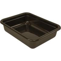 Bac d'entreposage tout usage &agrave; fond plat, 5" ha x 17" p x 22" lo, Plastique, Brun St. Lawrence Industrial & Safety Supply