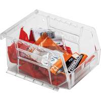 Crystal Clear Ultra Bins, 4-1/8" W x 3" H x 5-3/8" D, Clear St. Lawrence Industrial & Safety Supply