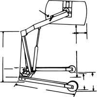 Hydra-Lift Drum Handlers, 55 US gal. (45 Imperial Gal.) Capacity St. Lawrence Industrial & Safety Supply