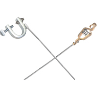 Light-Duty Bonding & Grounding Wire Assemblies - Alligator Clip & Small C-Clamps St. Lawrence Industrial & Safety Supply