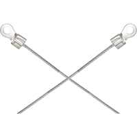 Light-Duty Bonding & Grounding Wire Assemblies - Two 1/4" Terminal Connectors St. Lawrence Industrial & Safety Supply
