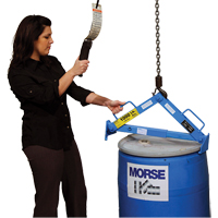 Drum Lifter, 30 - 85 US Gal. (25 - 70 Imperial Gal.), 1000 lbs./454 kg. Cap. St. Lawrence Industrial & Safety Supply