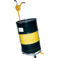 Chariots &agrave; inclinaison pour baril, Acier, Capacit&eacute;e 1200 lb, Diam&egrave;tre 23-1/2", Roue en Fonte St. Lawrence Industrial & Safety Supply