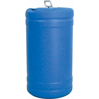 Barils en poly&eacute;thyl&egrave;ne &agrave; ouverture &eacute;troite, 15 gal. US (12,49 gal. imp.), Dessus ferm&eacute;, Bleu St. Lawrence Industrial & Safety Supply