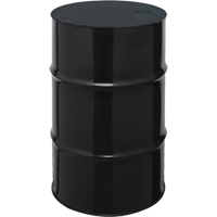 Barils en acier, 55 gal. US (45 gal. imp.), Non doubl&eacute;, Noir, Dessus ferm&eacute;, 1A1/X1.8/300, Calibre 20 St. Lawrence Industrial & Safety Supply