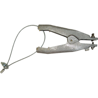 Static Grounding Clamp (GAT Series), Cast Aluminum Body Material, Brass Cup Point Material, 2 Isolated Cup Points Configuration, 1-1/4" Max. Opening St. Lawrence Industrial & Safety Supply