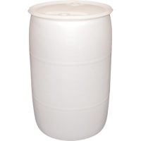 Barils en poly&eacute;thyl&egrave;ne, 30 gal. US (25 gal. imp.), Dessus ferm&eacute;, Naturel St. Lawrence Industrial & Safety Supply