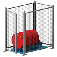 Stationary Drum Roller - Guard Enclosure St. Lawrence Industrial & Safety Supply