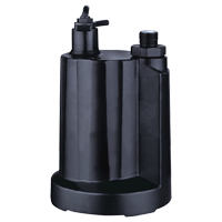 Submersible Utility Pump, 1/3 HP, 2160 GPH, 115 V, 4 A St. Lawrence Industrial & Safety Supply