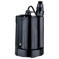 Automatic Submersible Utility Pump, 1/3 HP, 2160 GPH, 115 V, 4 A St. Lawrence Industrial & Safety Supply
