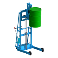 Vertical-Lift MORSPEED Drum Stacker, For 30 - 85 US Gal. (25 - 70 Imperial Gal.) St. Lawrence Industrial & Safety Supply
