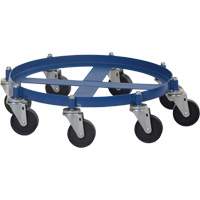 Chariot pour baril octogonal, Acier, Capacit&eacute;e 2000 lb, Diam&egrave;tre 27-1/16", Roue en Fonte St. Lawrence Industrial & Safety Supply