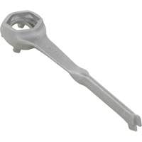 Single Ended Specialty Bung Nut Wrench, 1-1/2" Opening, 4-1/4" Handle, Non-Sparking Aluminum St. Lawrence Industrial & Safety Supply