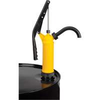 Pompe &agrave; baril de type levier, Polypropyl&egrave;ne, 14 oz/course, Pour barils de 5-55 gal. St. Lawrence Industrial & Safety Supply