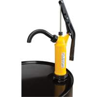 Pompe &agrave; baril de type levier, Polypropyl&egrave;ne, 14 oz/course, Pour barils de 5-55 gal. St. Lawrence Industrial & Safety Supply