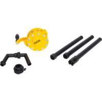Pompe rotative pour baril, Polypropyl&egrave;ne, Pour capacit&eacute; 15 - 55 gal. US, 8 oz/course St. Lawrence Industrial & Safety Supply