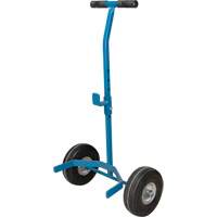 Cylinder Cart, Flat-Free Wheels, 15-1/2" W x 14-1/4" L Base, 600 lbs. St. Lawrence Industrial & Safety Supply