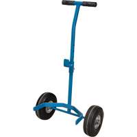 Cylinder Cart, Flat-Free Wheels, 15-1/2" W x 14-1/4" L Base, 600 lbs. St. Lawrence Industrial & Safety Supply