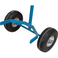 Cylinder Cart, Flat-Free Wheels, 15-1/2" W x 14-1/4" L Base, 600 lbs. St. Lawrence Industrial & Safety Supply