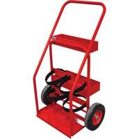 Hot Works Fire Prevention Cart, Semi-Pneumatic Wheels, 17.75" W x 8.9" L Base, 100 lbs. St. Lawrence Industrial & Safety Supply