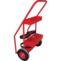 Hot Works Fire Prevention Cart, Semi-Pneumatic Wheels, 17.75" W x 8.9" L Base, 100 lbs. St. Lawrence Industrial & Safety Supply