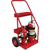 Hot Works Fire Prevention Cart, Semi-Pneumatic Wheels, 17.75" W x 8.9" L Base, 100 lbs. St. Lawrence Industrial & Safety Supply