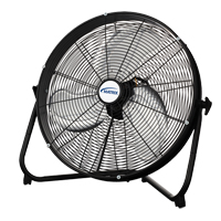 High Velocity Floor Fan, Commercial, 3 Speed, 20" Diameter St. Lawrence Industrial & Safety Supply
