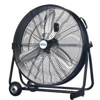 Light Industrial Direct-Drive Slim Drum Fan, Industrial, 3 Speed, 24" Diameter St. Lawrence Industrial & Safety Supply