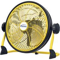 Rechargeable Indoor/Outdoor Fan with USB port, Commercial, Variable Speed, 12" Diameter St. Lawrence Industrial & Safety Supply