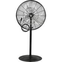 Waterproof Motor Misting & Oscillating Pedestal Fan, Heavy-Duty, 3 Speed, 30" Diameter St. Lawrence Industrial & Safety Supply