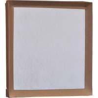 Disposable Filter, Box, 12" W x 2" D x 24" H St. Lawrence Industrial & Safety Supply