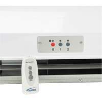 Air Curtain with Remote Control, 2 Speeds St. Lawrence Industrial & Safety Supply