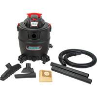 Aspirateur, Secs-humides, 6 CV, 16 gal. US (60,6 litres) St. Lawrence Industrial & Safety Supply