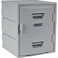 Locker, 15" x 15" x 18", Grey, Assembled St. Lawrence Industrial & Safety Supply