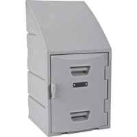 Locker, 15" x 15" x 31", Grey, Assembled St. Lawrence Industrial & Safety Supply