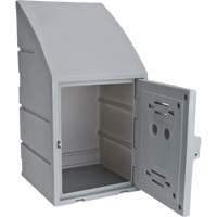 Locker, 15" x 15" x 31", Grey, Assembled St. Lawrence Industrial & Safety Supply