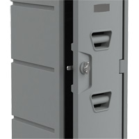 Locker, 12" x 15" x 36", Grey, Assembled St. Lawrence Industrial & Safety Supply