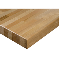 Laminated Hardwood Workbench Top, 84" W x 48" D, Square Edge, 1-3/4" Thick St. Lawrence Industrial & Safety Supply