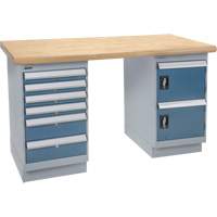 &eacute;tabli, Porte & tiroirs, Cap 2500 lb, 60" la x 36" p, 34" h St. Lawrence Industrial & Safety Supply