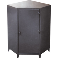 Armoires de coin, Acier, 4 Tablettes, 72" h x 48" la x 24" P, Gris St. Lawrence Industrial & Safety Supply