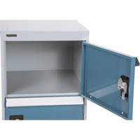 Two-Door Pedestal Workbench, 28" H x 18" W x 21" D St. Lawrence Industrial & Safety Supply