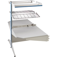 Arlink Preconfigured Workstation, 36" W x 56" D x 84" H, Double Sided Corner Add-On St. Lawrence Industrial & Safety Supply