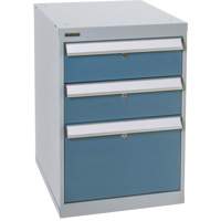 Three-Drawer Pedestal Workbench, 18" W x 21" D x 28" H St. Lawrence Industrial & Safety Supply
