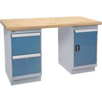 &eacute;tabli robuste, Porte & tiroirs, Cap 1500 lb, 72" la x 36" p, 34" h St. Lawrence Industrial & Safety Supply