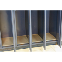 Locker Base Insert, Fits Locker Size 12" x 18", Light Grey, Plastic St. Lawrence Industrial & Safety Supply