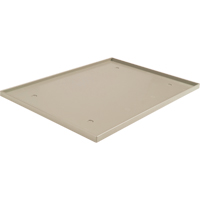 Fond de casier, Convient aux casiers 12" x 18", Beige, Plastique St. Lawrence Industrial & Safety Supply