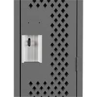 Casiers Clean Line, 12" x 12" x 72", Acier, Charbon, Rivet (assembl&eacute;), Perfor&eacute; St. Lawrence Industrial & Safety Supply