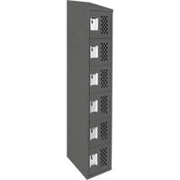 Petit casier perfor&eacute; Clean-Line, 6 niveaux, 12" x 72" x 12", Acier St. Lawrence Industrial & Safety Supply