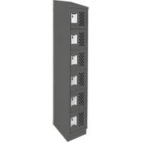 Petit casier perfor&eacute; Clean-Line, 6 niveaux, 15" x 72" x 12", Acier St. Lawrence Industrial & Safety Supply