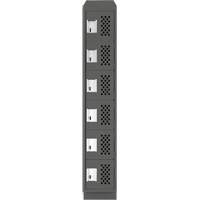 Petit casier perfor&eacute; Clean-Line, 6 niveaux, 15" x 72" x 12", Acier St. Lawrence Industrial & Safety Supply